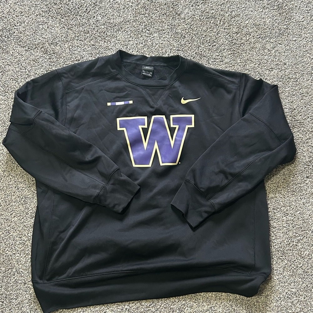 Nike Men's Black University of Washington Sweater